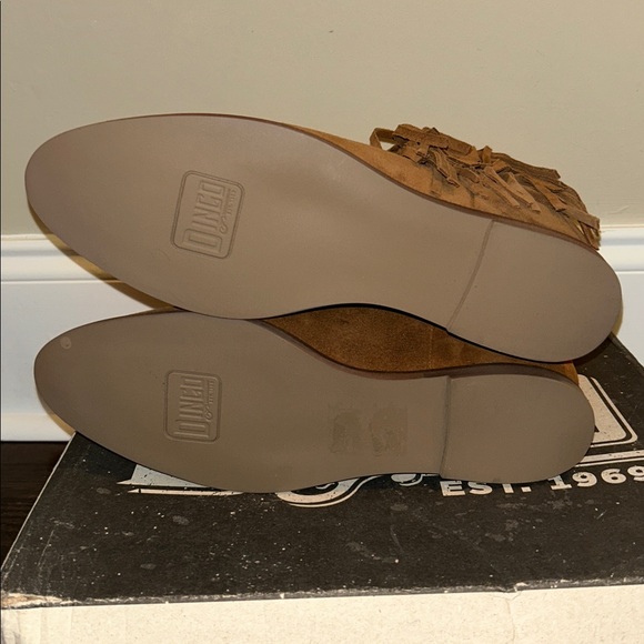 Dingo Kayce Brown Suede Fringe Boots - Picture 7 of 11